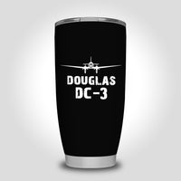 Thumbnail for Douglas DC-3 & Plane Designed Tumbler Travel Mugs