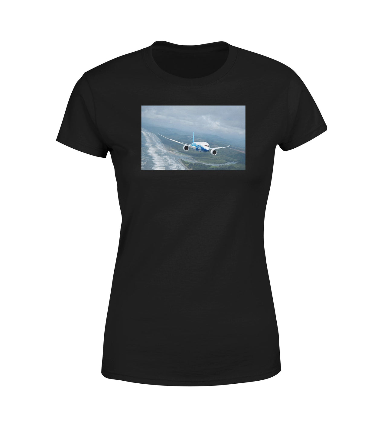Cruising Boeing 787 Designed Women T-Shirts