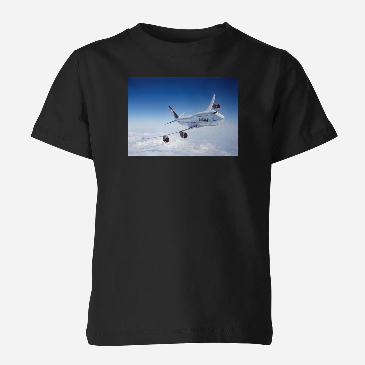 Cruising Lufthansa's Boeing 747 Designed Children T-Shirts