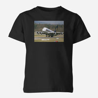 Thumbnail for Departing Singapore Airlines A380 Designed Children T-Shirts