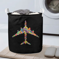 Thumbnail for Colourful Airplane Designed Laundry Baskets