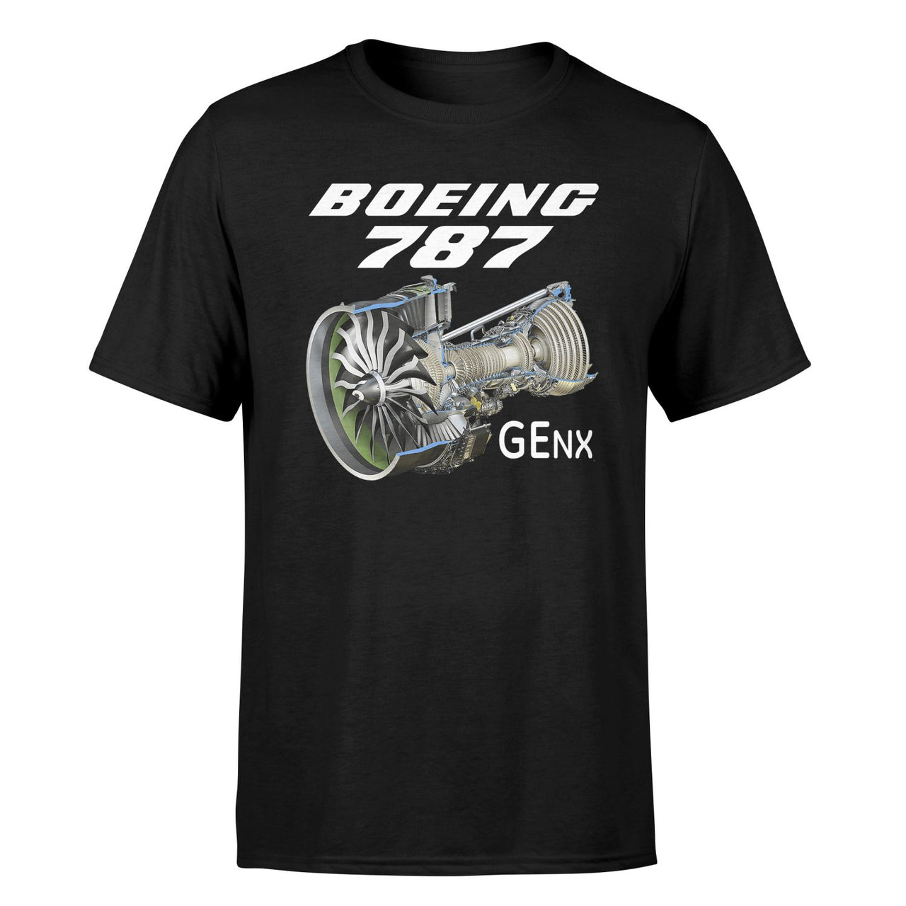 Boeing 787 & GENX Engine Designed T-Shirts