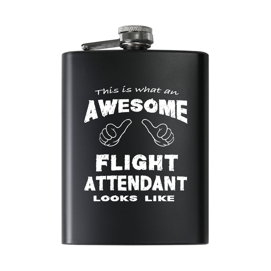 Flight Attendant Designed Stainless Steel Hip Flasks