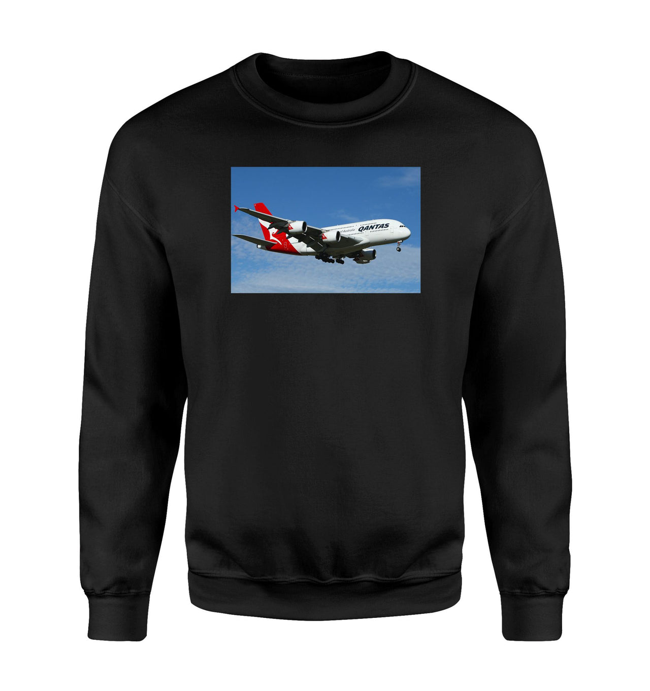 Landing Qantas A380 Designed Sweatshirts
