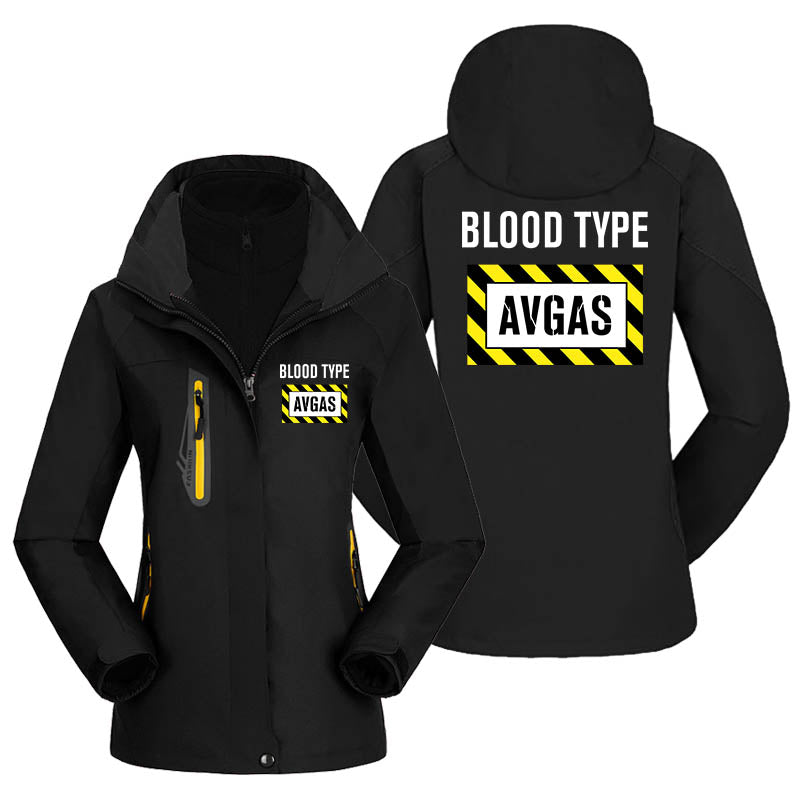 Blood Type AVGAS Designed Thick "WOMEN" Skiing Jackets