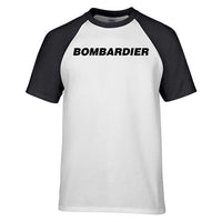 Thumbnail for Bombardier & Text Designed Raglan T-Shirts