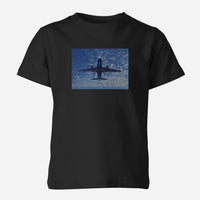 Thumbnail for Airplane From Below Designed Children T-Shirts