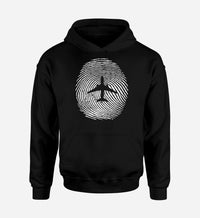 Thumbnail for Aviation Finger Print Designed Hoodies