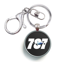 Thumbnail for Super Boeing 787 Designed Circle Key Chains