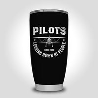 Thumbnail for Pilots Looking Down at People Since 1903 Designed Tumbler Travel Mugs