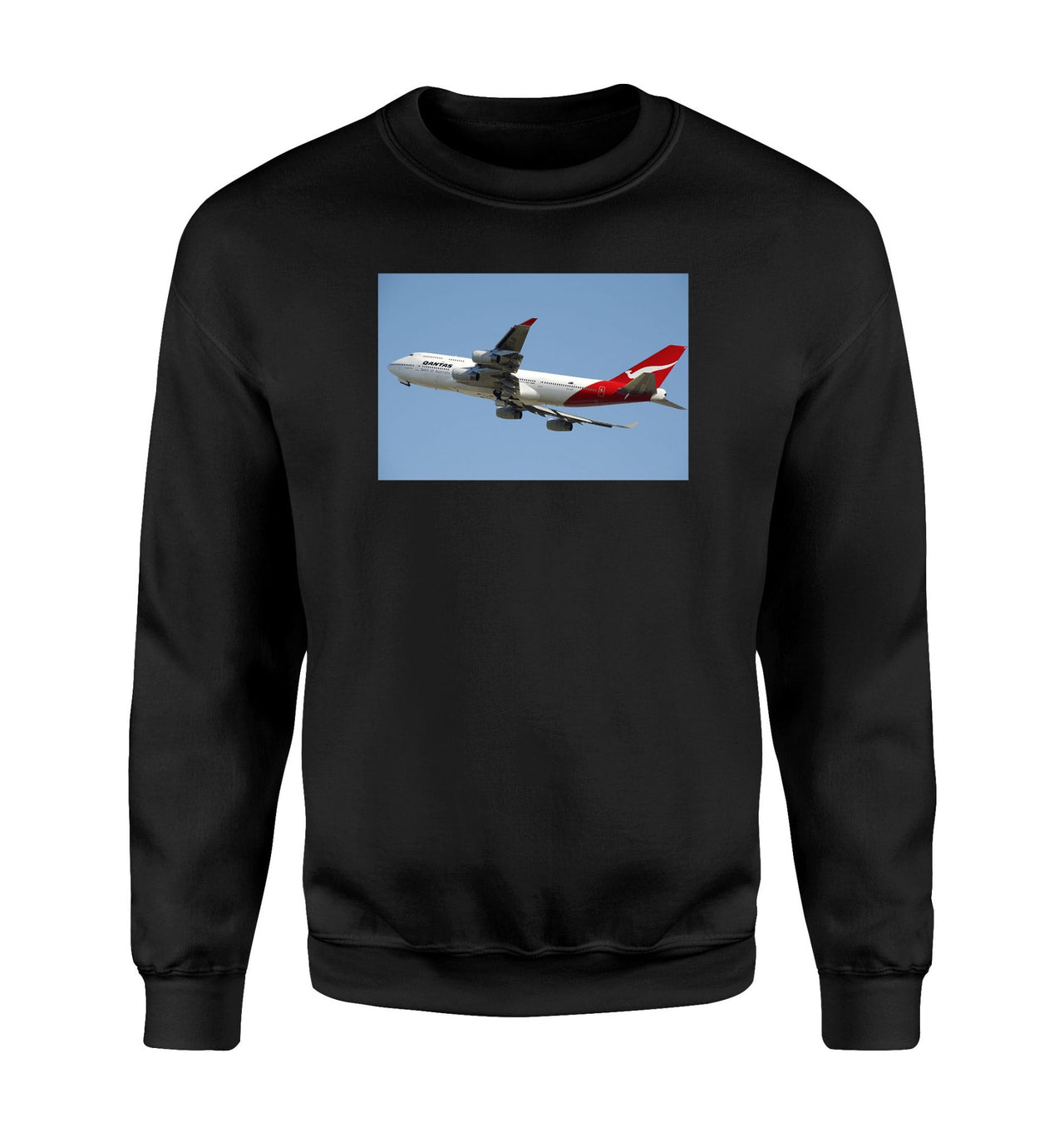 Departing Qantas Boeing 747 Designed Sweatshirts