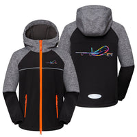 Thumbnail for Multicolor Airplane Designed Children Polar Style Jackets