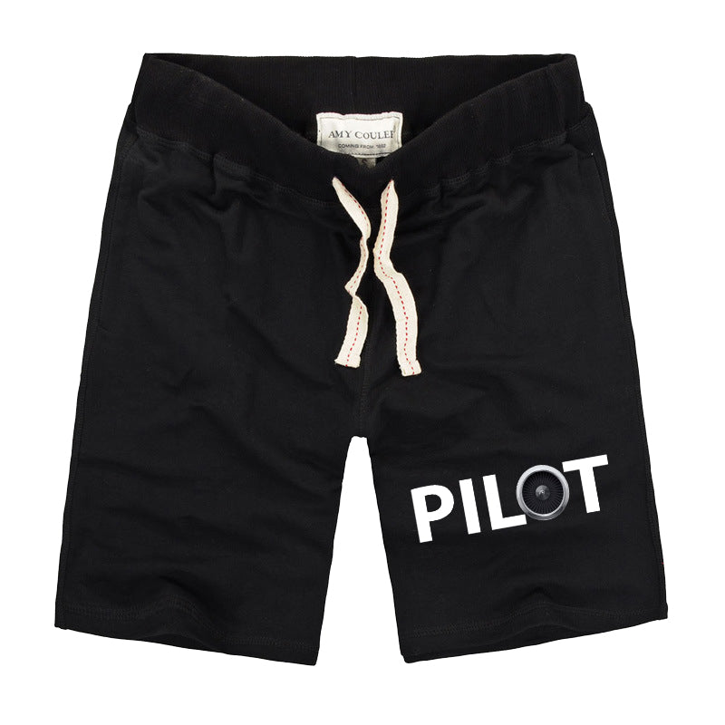 Pilot & Jet Engine Designed Cotton Shorts