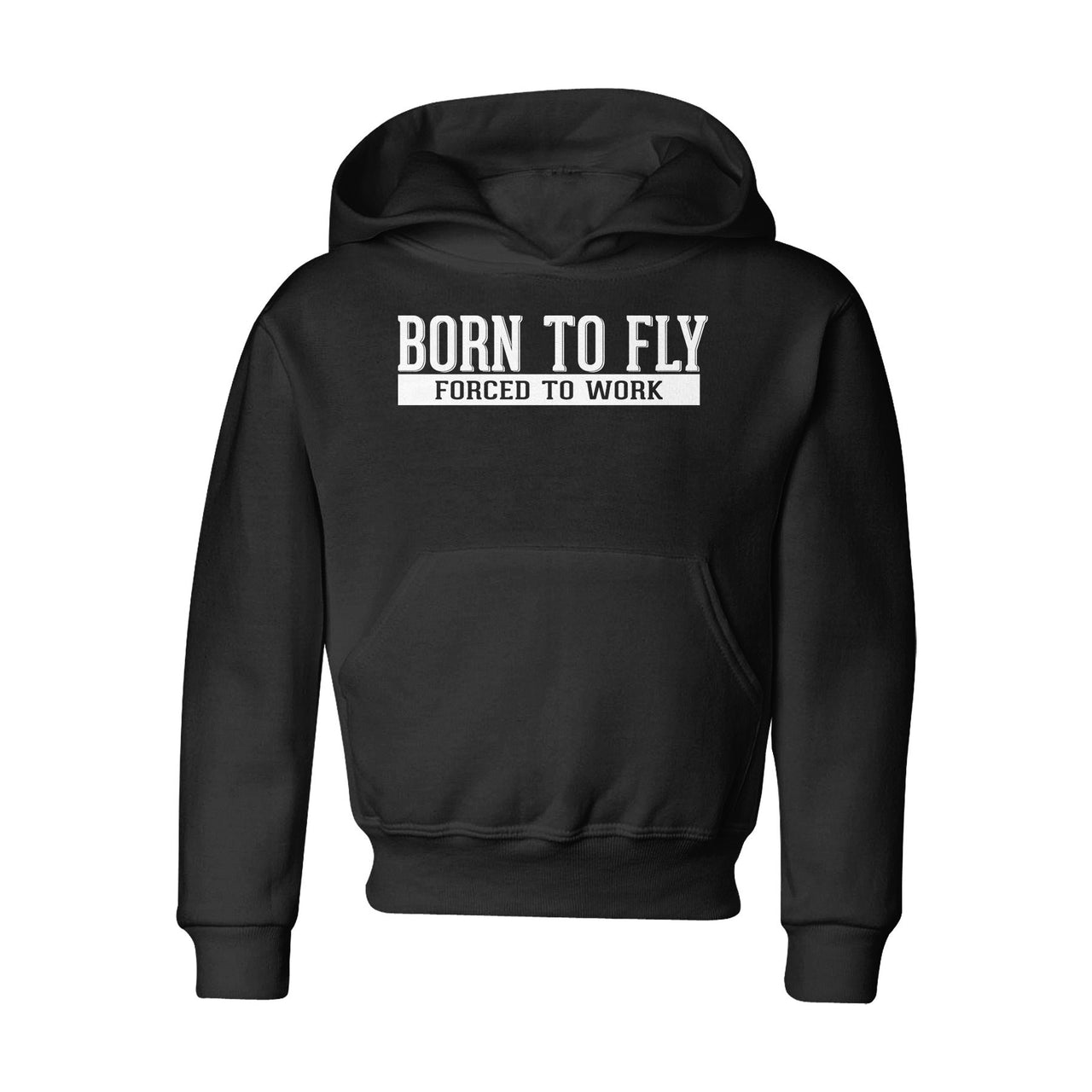 Born To Fly Forced To Work Designed "CHILDREN" Hoodies