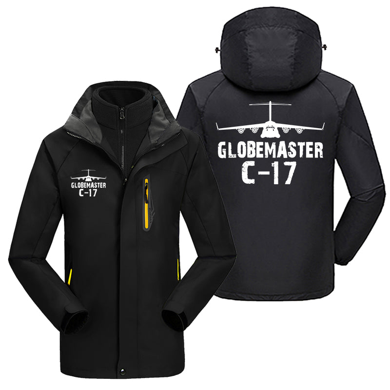 GlobeMaster C-17 & Plane Designed Thick Skiing Jackets