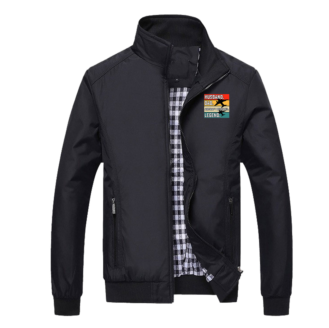 Husband & Dad & Aircraft Mechanic & Legend Designed Stylish Jackets