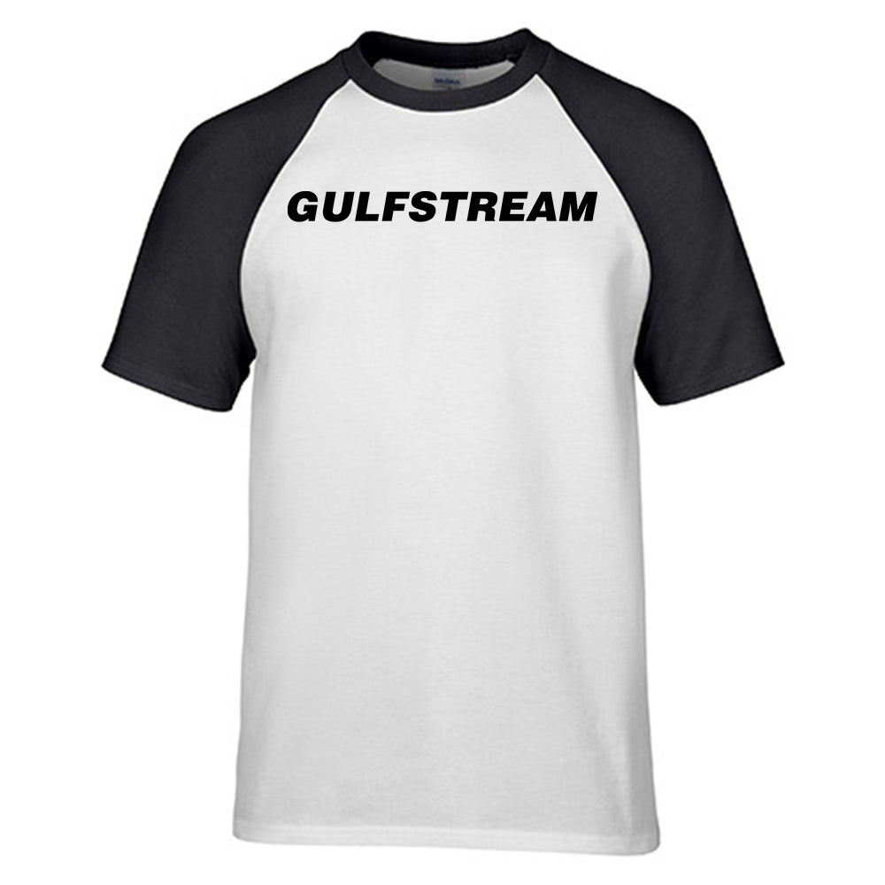 Gulfstream & Text Designed Raglan T-Shirts