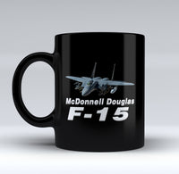 Thumbnail for The McDonnell Douglas F15 Designed Black Mugs