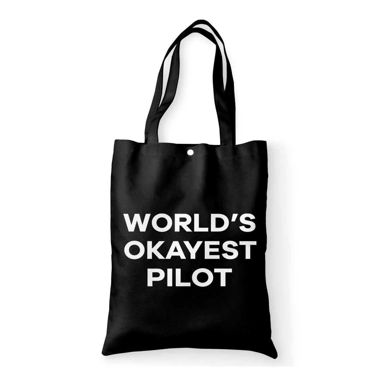 World's Okayest Pilot Designed Tote Bags