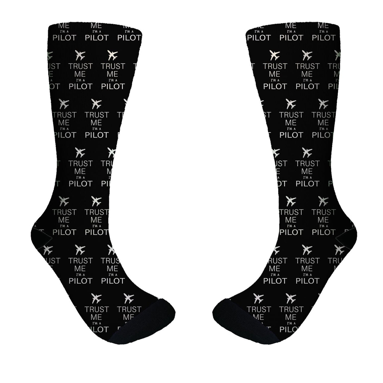Trust Me I'm a Pilot 2 Designed Socks