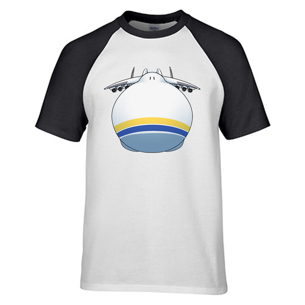 Antonov 225 ROUND Designed Raglan T-Shirts