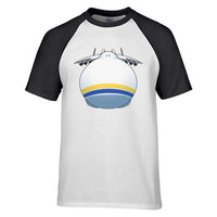 Thumbnail for Antonov 225 ROUND Designed Raglan T-Shirts