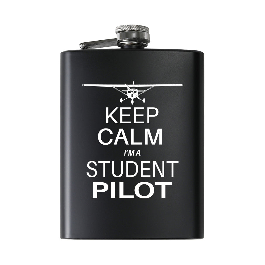 Student Pilot Designed Stainless Steel Hip Flasks
