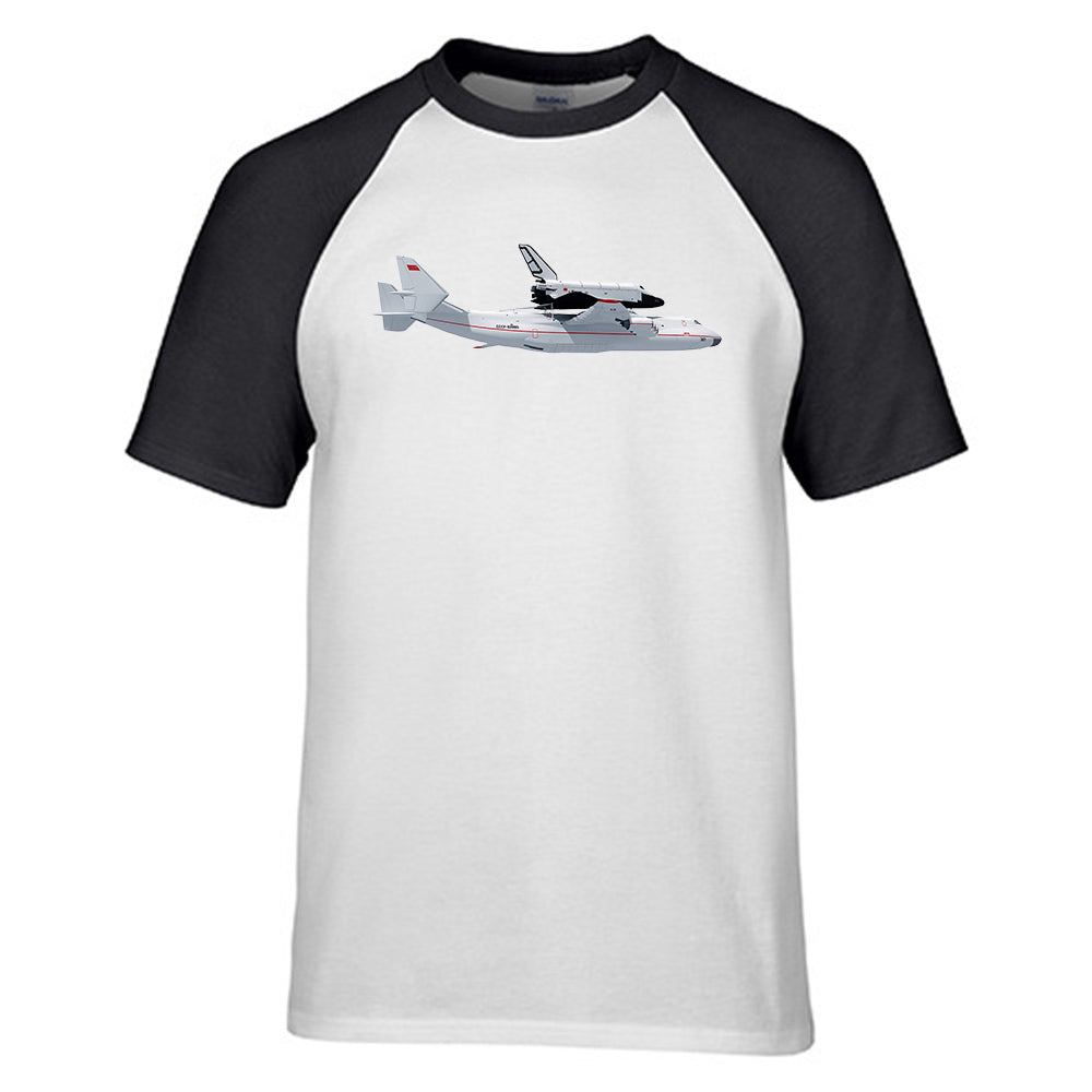 Antonov 225 and Burane Designed Raglan T-Shirts