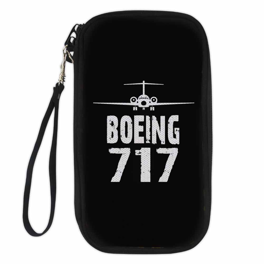 Boeing 717 & Plane Designed Travel Cases & Wallets