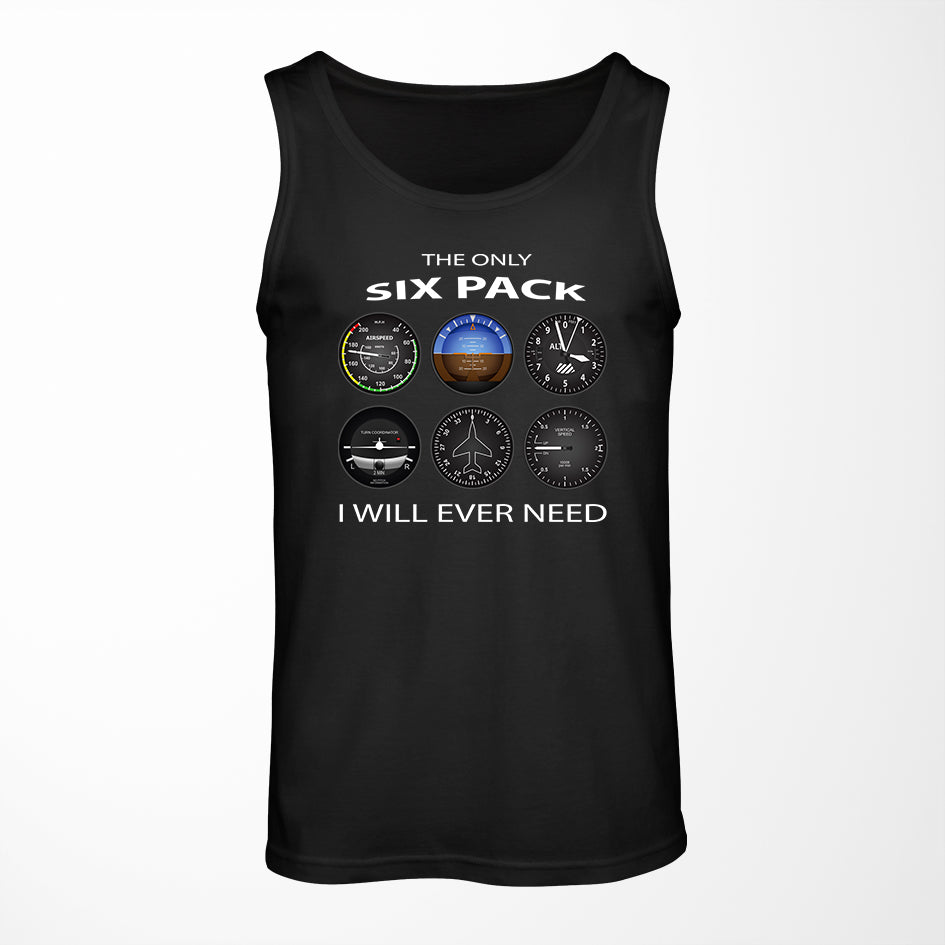 The Only Six Pack I Will Ever Need Designed Tank Tops