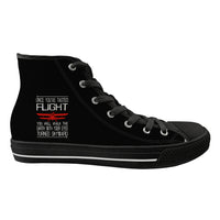Thumbnail for Once You've Tasted Flight Designed Long Canvas Shoes (Women)