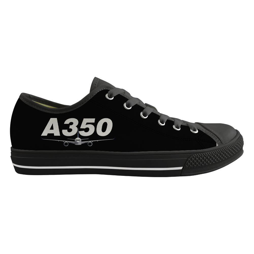 Super Airbus A350 Designed Canvas Shoes (Women)