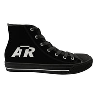 Thumbnail for ATR & Text Designed Long Canvas Shoes (Men)