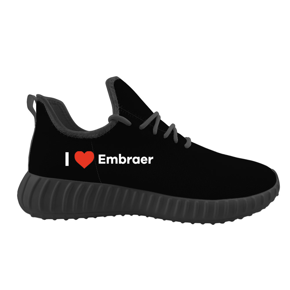 I Love Embraer Designed Sport Sneakers & Shoes (WOMEN)
