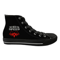 Thumbnail for The Need For Speed Designed Long Canvas Shoes (Women)