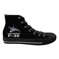 Thumbnail for The Lockheed Martin F35 Designed Long Canvas Shoes (Men)