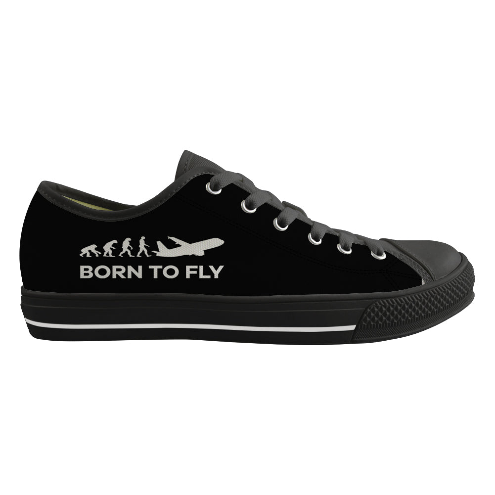 Born To Fly Designed Canvas Shoes (Men)