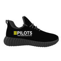 Thumbnail for Pilots They Know How To Fly Designed Sport Sneakers & Shoes (WOMEN)