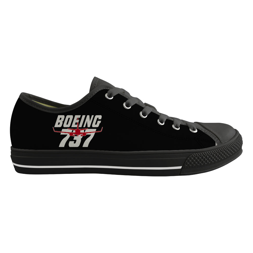 Amazing Boeing 737 Designed Canvas Shoes (Women)