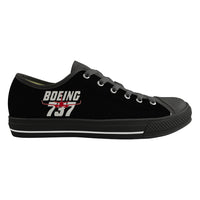 Thumbnail for Amazing Boeing 737 Designed Canvas Shoes (Women)