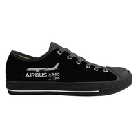 Thumbnail for The Airbus A350 WXB Designed Canvas Shoes (Men)
