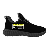Thumbnail for Warning May Constantly Talk About Aviation Designed Sport Sneakers & Shoes (MEN)