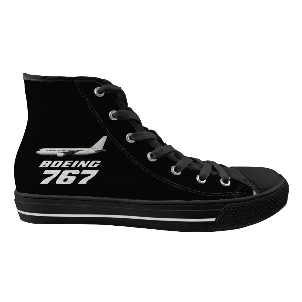 The Boeing 767 Designed Long Canvas Shoes (Men)