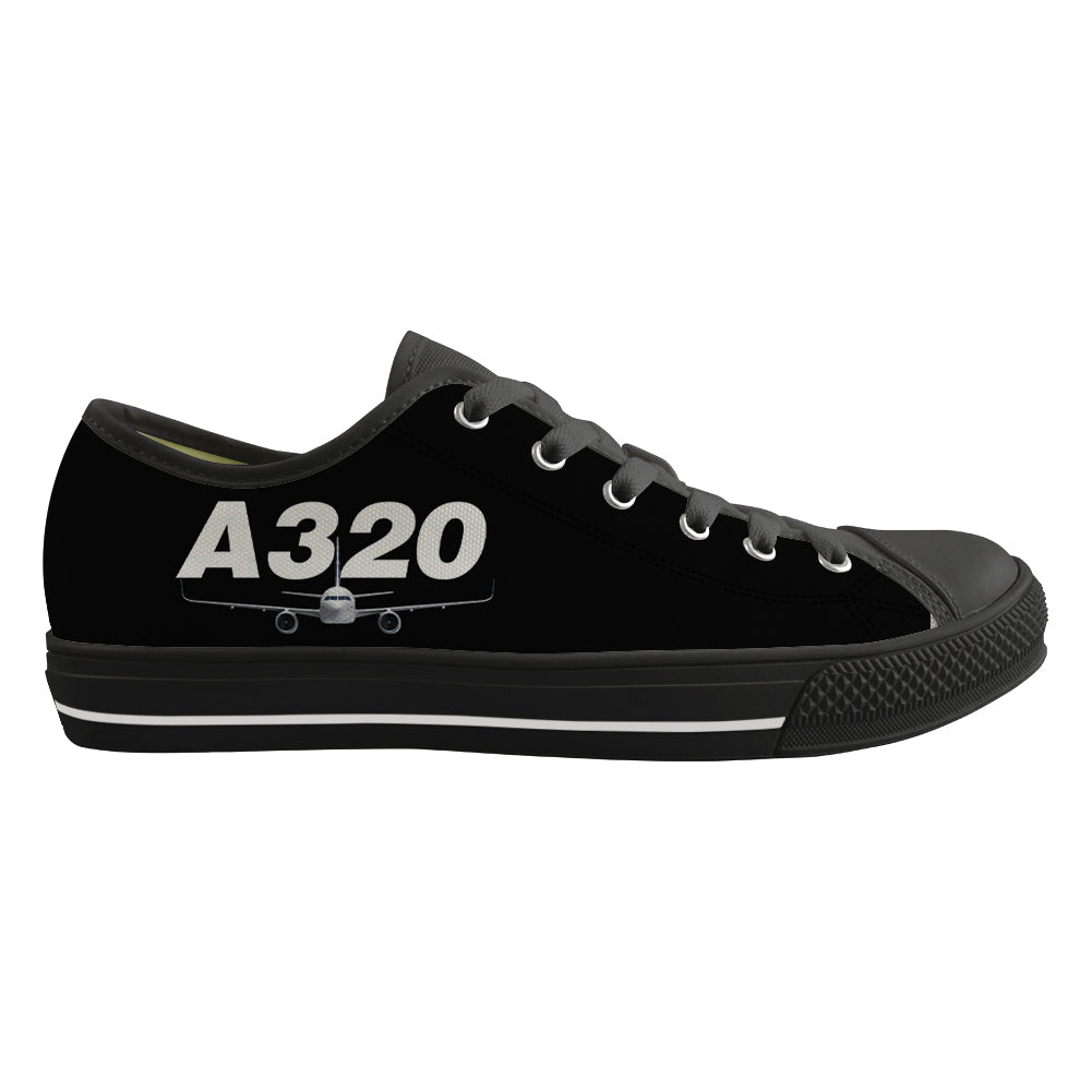 Super Airbus A320 Designed Canvas Shoes (Women)