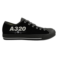 Thumbnail for Super Airbus A320 Designed Canvas Shoes (Women)