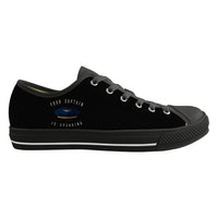 Thumbnail for Your Captain Is Speaking Designed Canvas Shoes (Men)