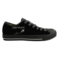 Thumbnail for Just Fly It Designed Canvas Shoes (Women)