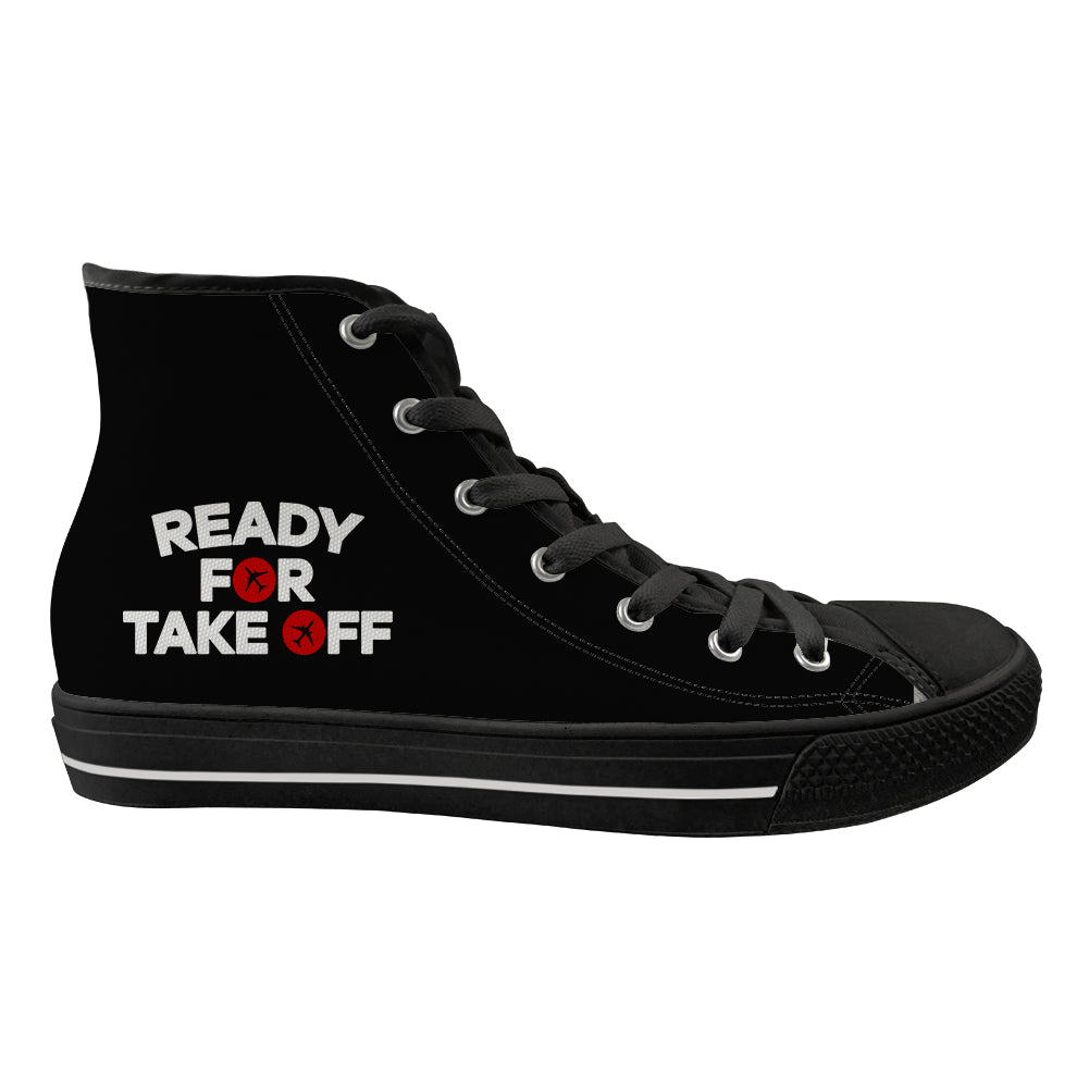 Ready For Takeoff Designed Long Canvas Shoes (Women)