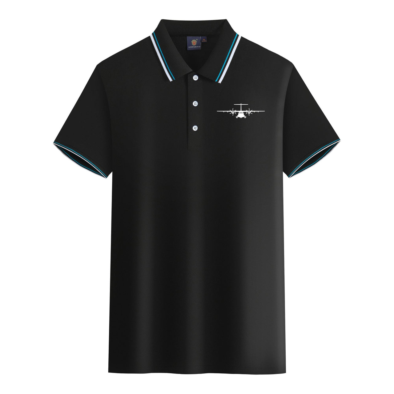 ATR-72 Silhouette Designed Stylish Polo T-Shirts