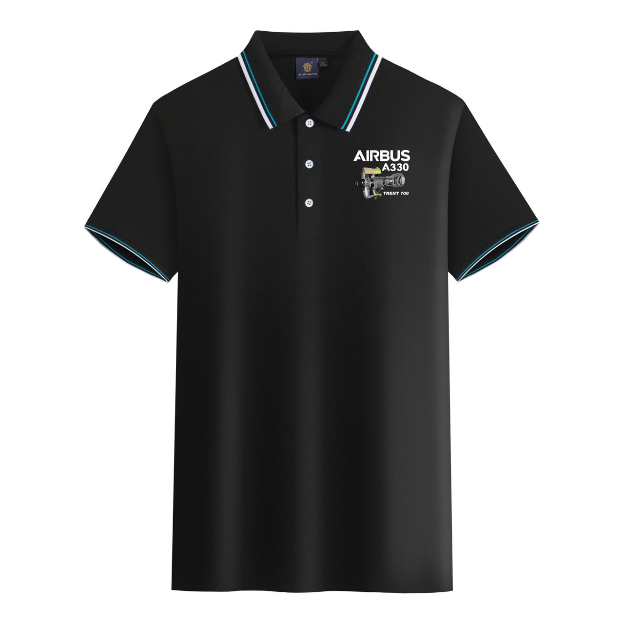 Airbus A330 & Trent 700 Engine Designed Stylish Polo T-Shirts